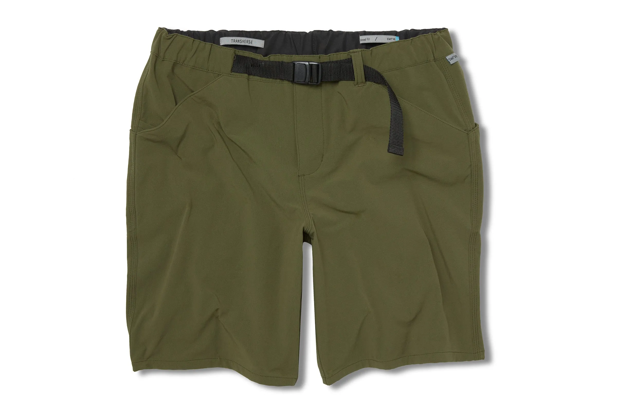 - TRANSVERSE - rambler belted shorts