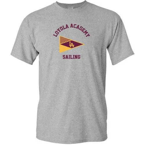 100% Cotton Loyola Sailing Men's Team Spirit T-Shirt