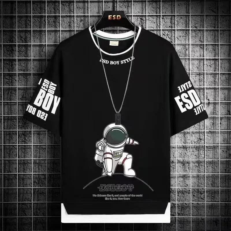 2022 New Men's T Shirts Japan Fashion Short Sleeve T Shirts Men Casual Summer Men Clothing Harajuku Print Graphic T Shirts Men