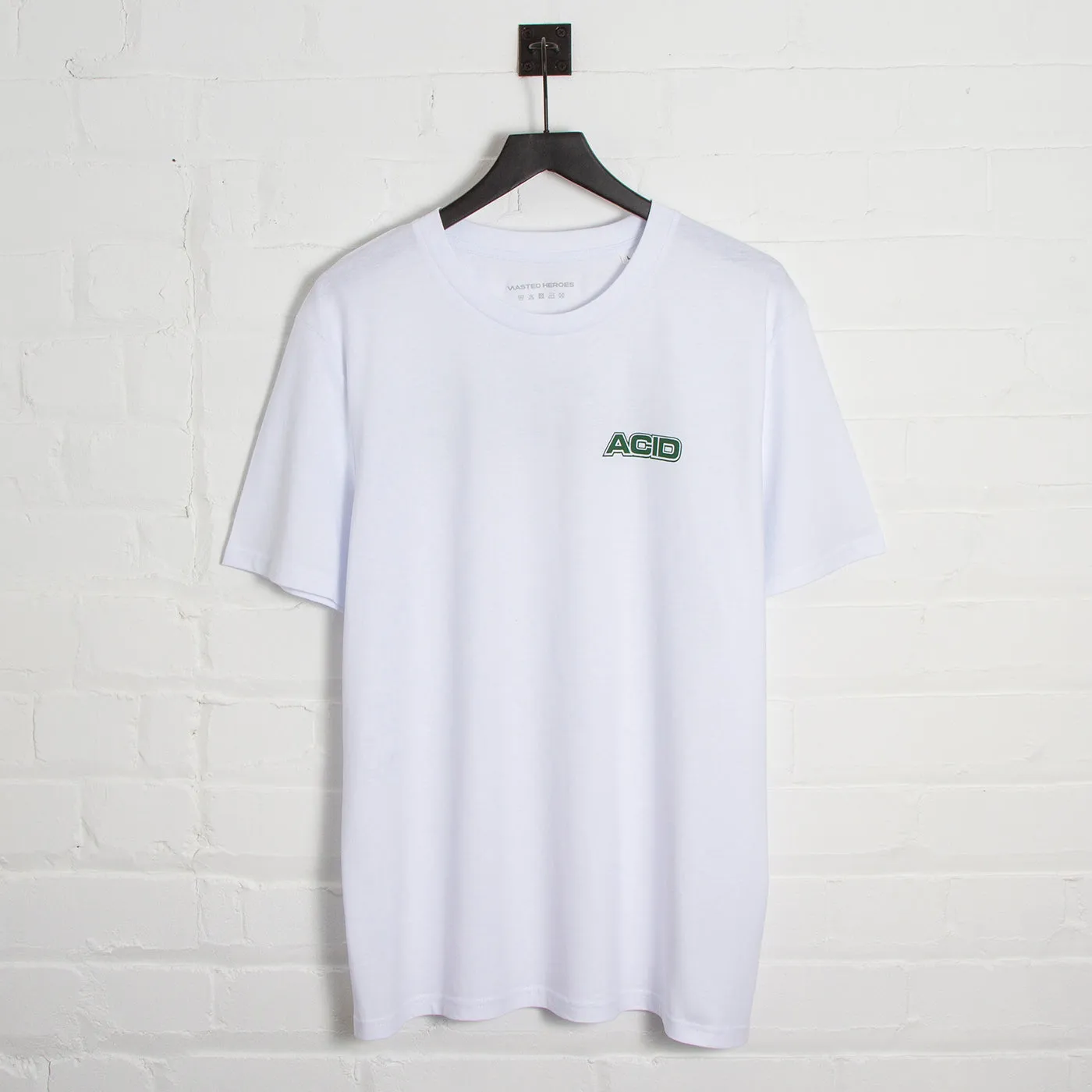 Acid Moto Back Print - Tshirt - White