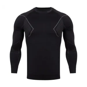 Alpinus Mens Active Base Layer Thermoactive T-Shirt - Black/Gray