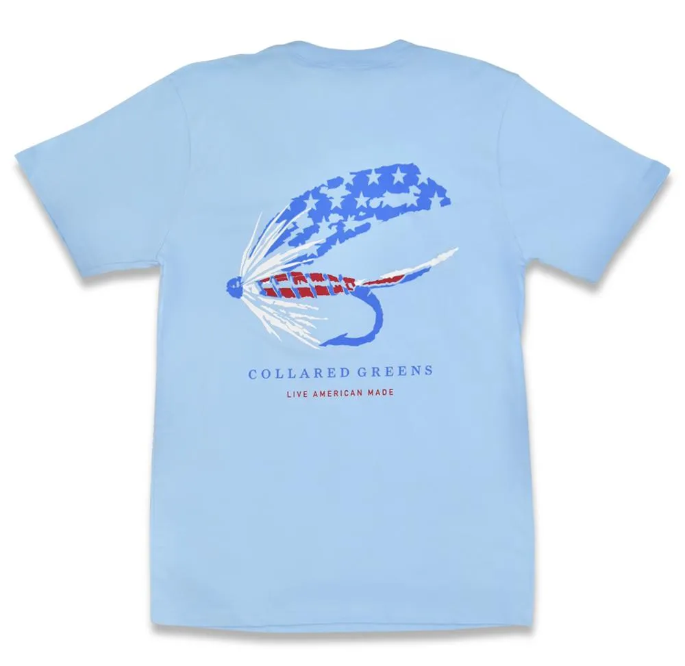 American Fly: Short Sleeve T-Shirt - Carolina