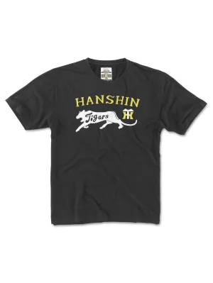 American Needle Red Jacket Mens Hanshin Tigers Archive BT2 Brass Tacks T-Shirts Black RJ801A-HTI