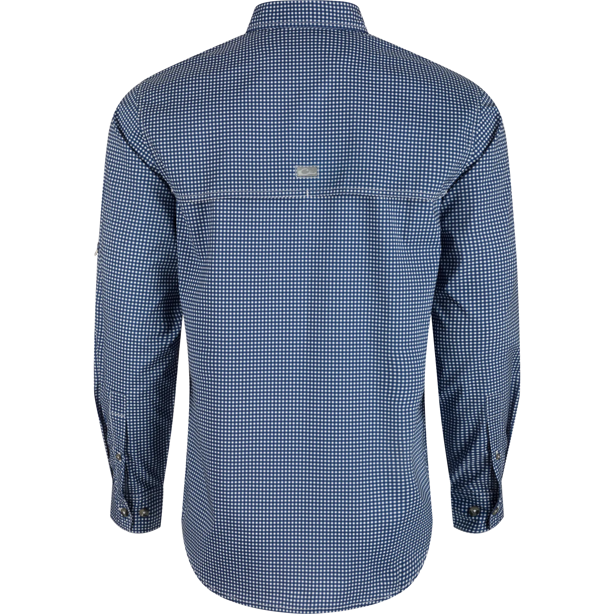 Auburn Frat Gingham Long Sleeve Shirt