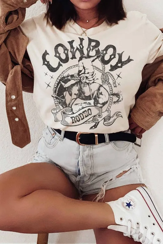 COWBOY RODEO TEE PLUS SIZE