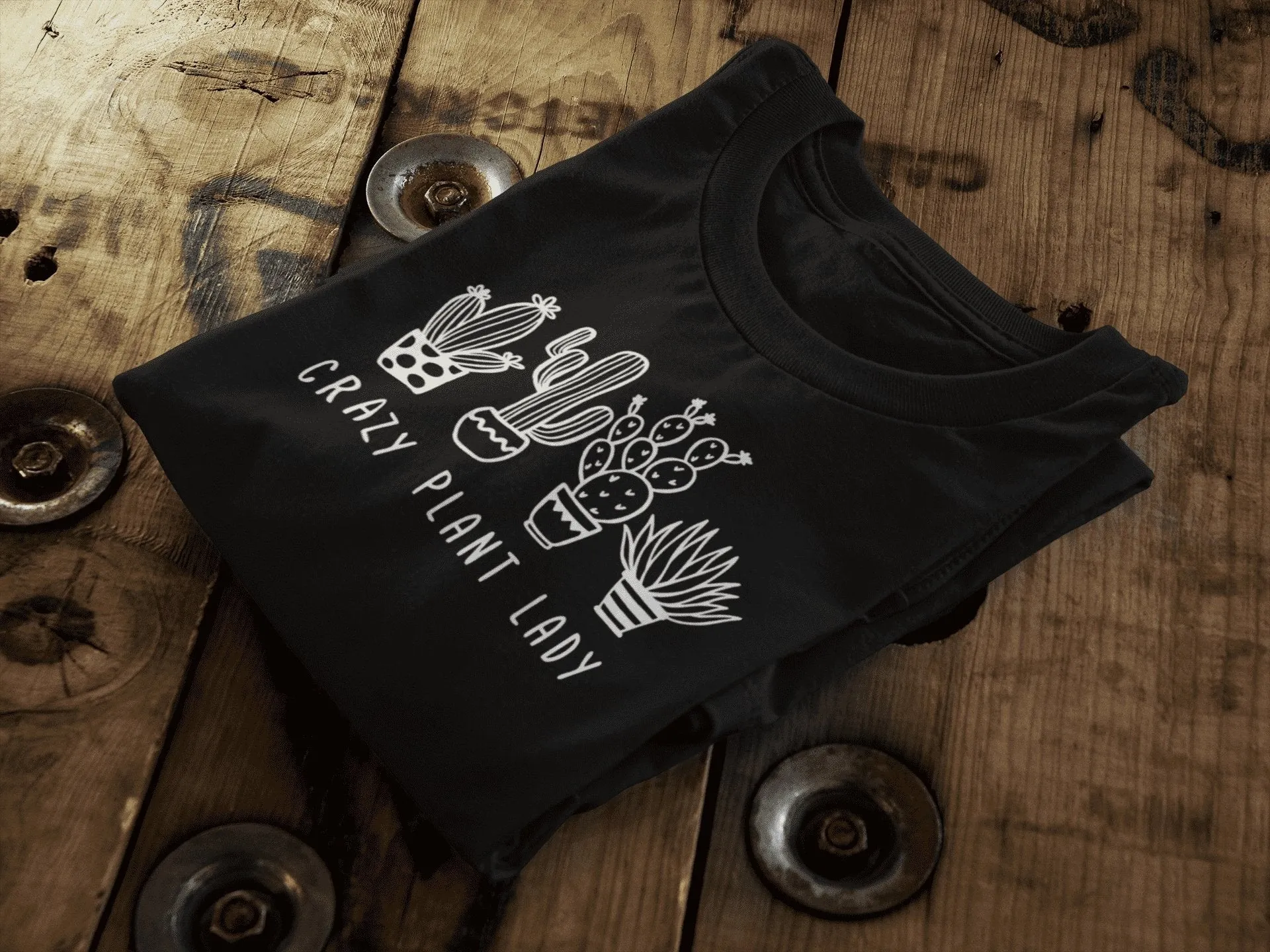 Crazy Plant Lady Flora || Organic Cotton || Unisex T-Shirt