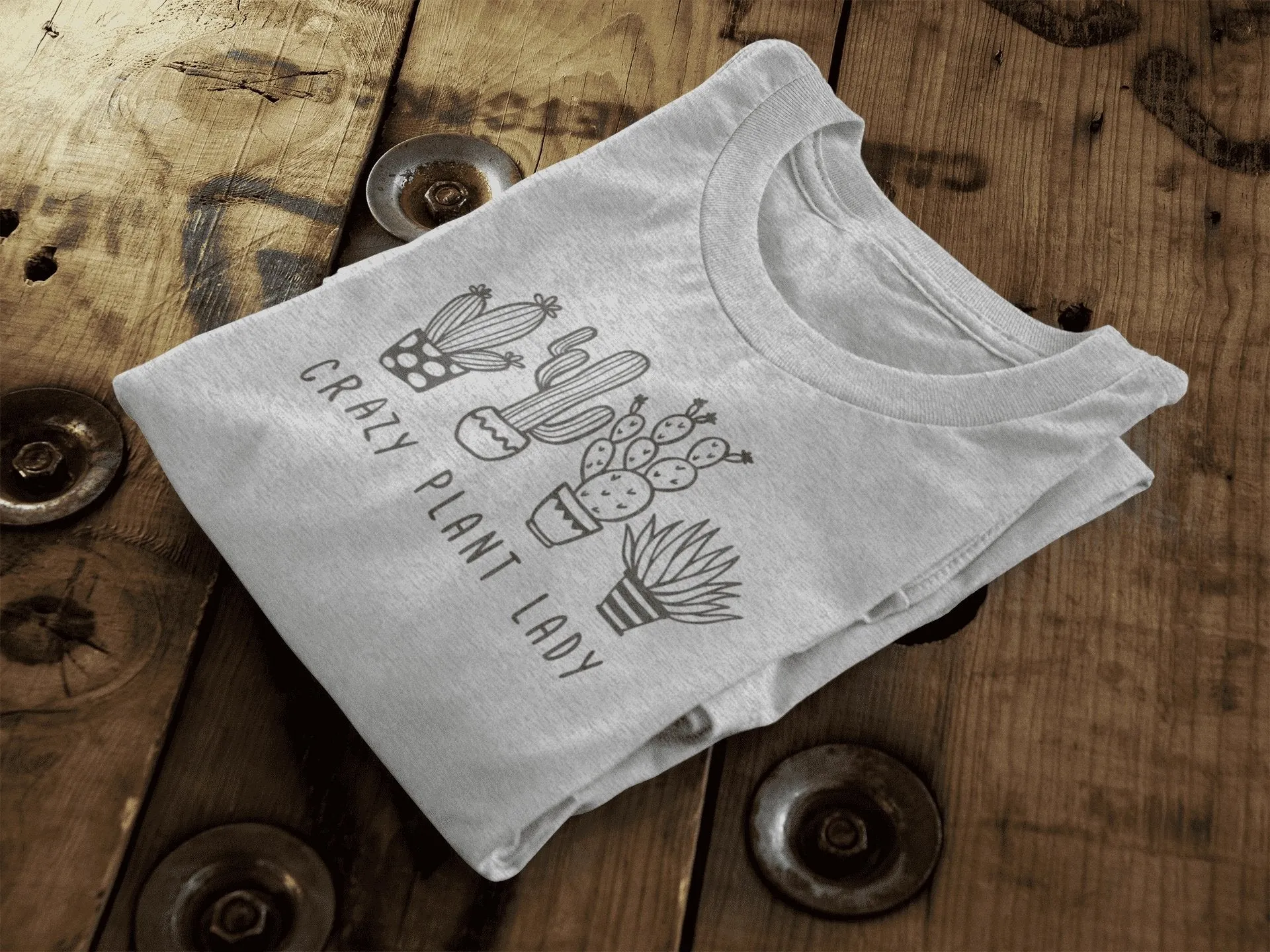 Crazy Plant Lady Flora || Organic Cotton || Unisex T-Shirt