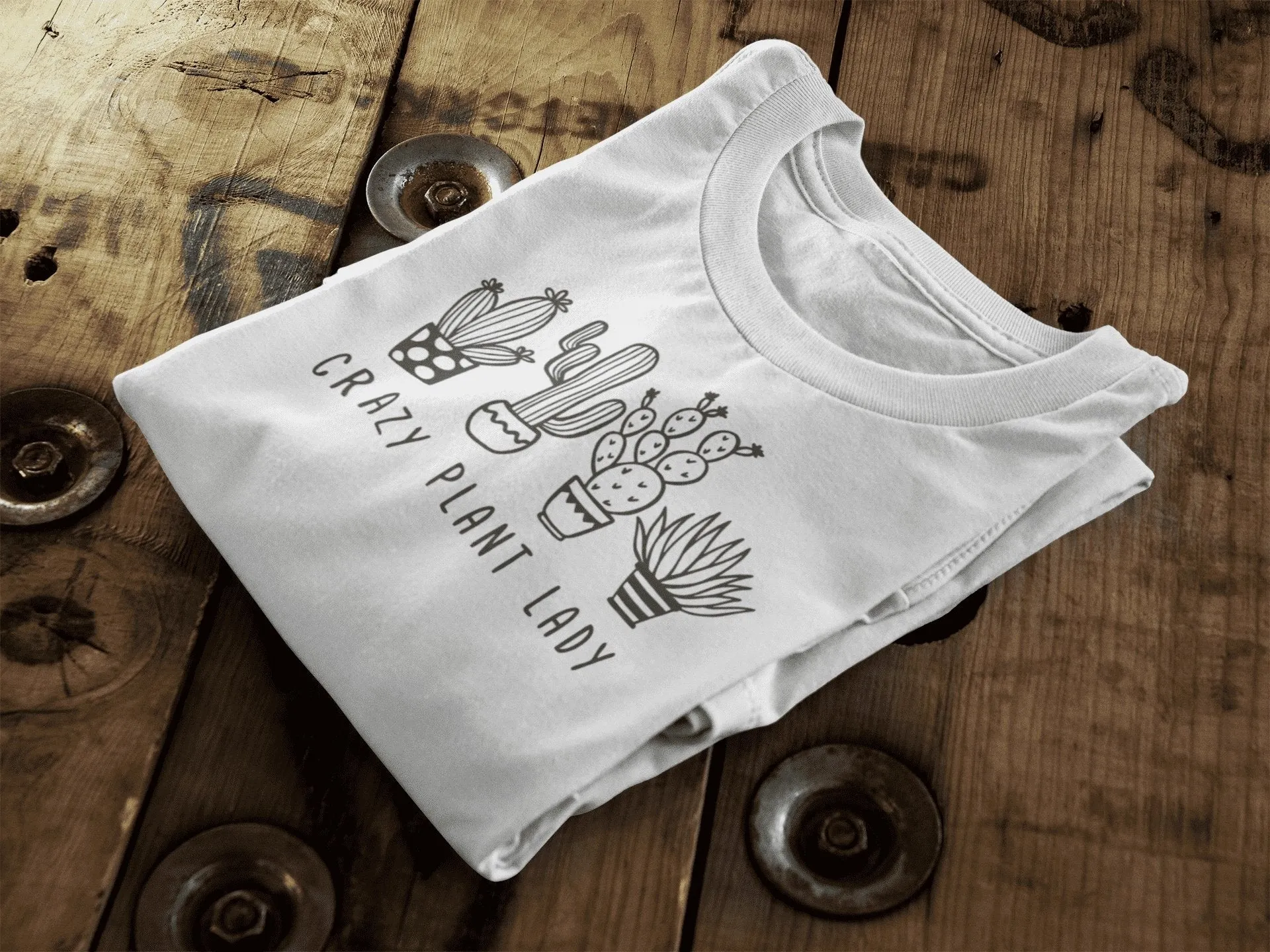 Crazy Plant Lady Flora || Organic Cotton || Unisex T-Shirt