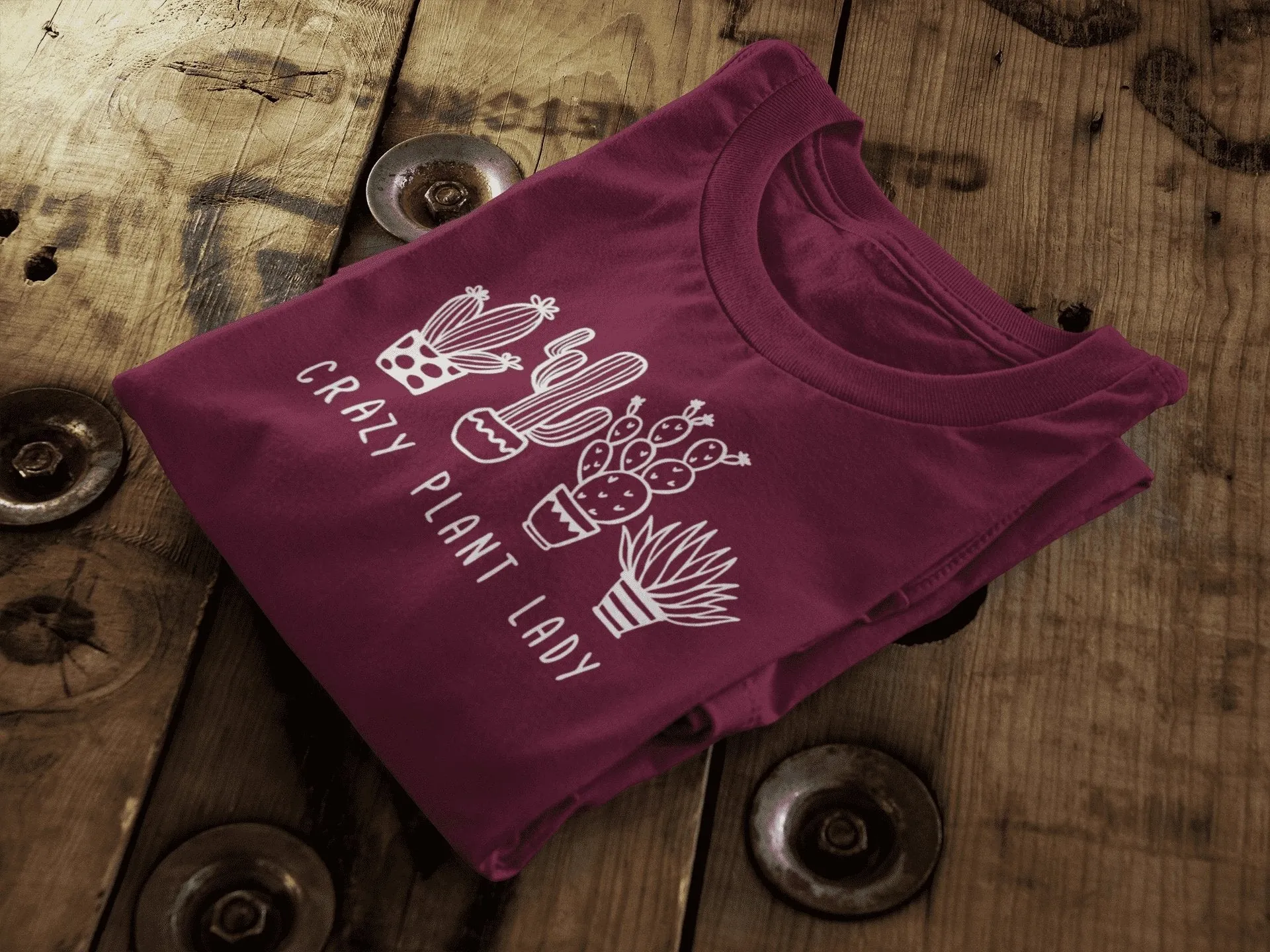 Crazy Plant Lady Flora || Organic Cotton || Unisex T-Shirt