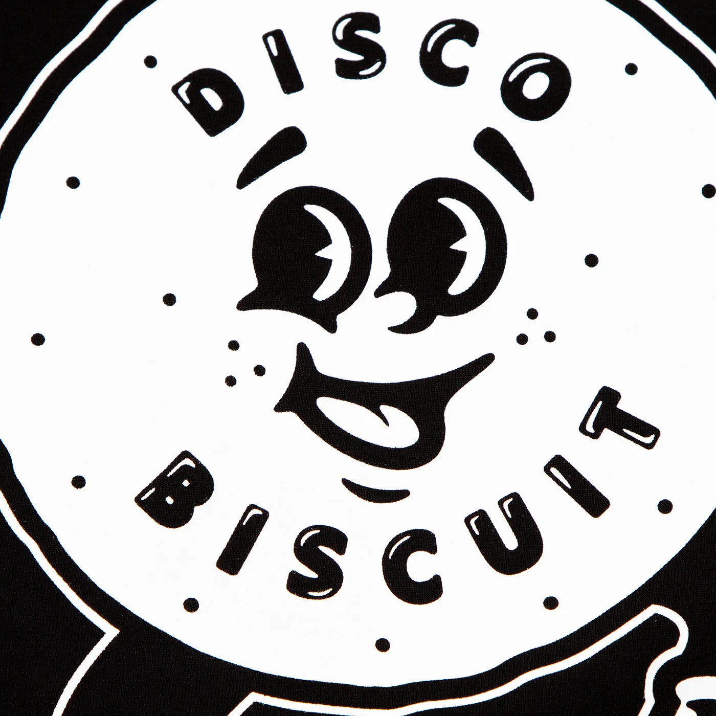 Disco Biscuit - Oversized Tshirt - Black