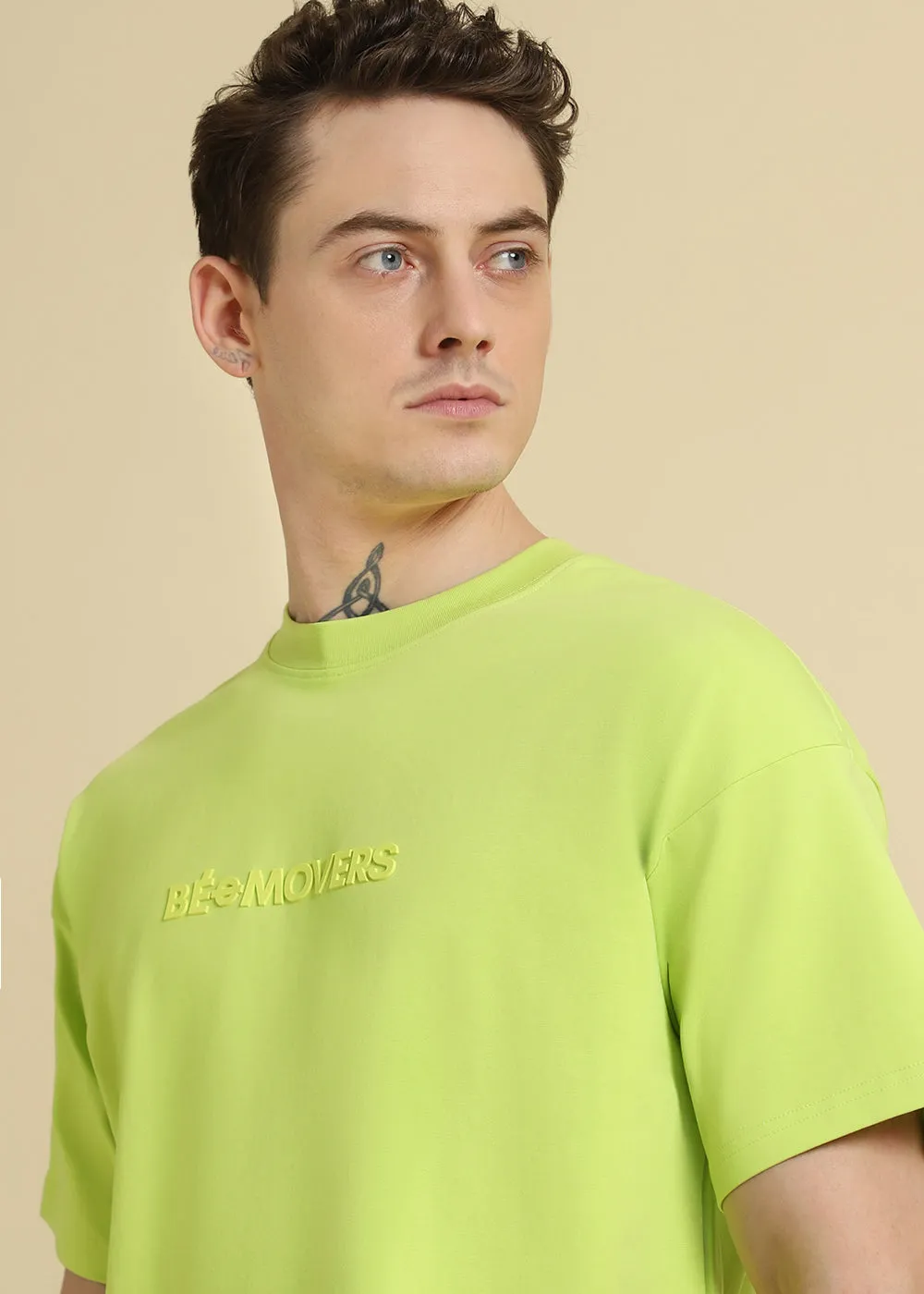 Emboss Luxe Neon Oversized T-shirt