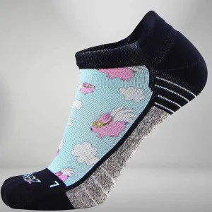 Flying Pigs Socks (No Show)