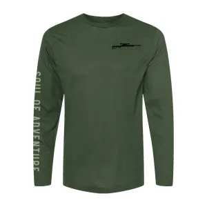 Graphic Tee | Big Game | Military Green