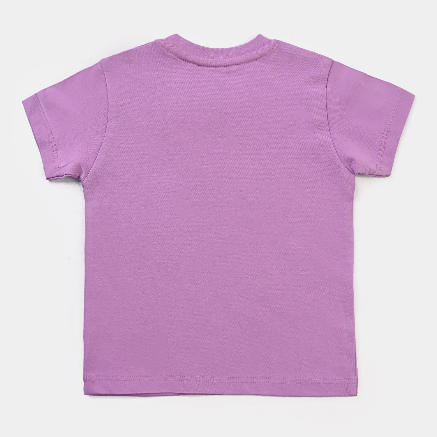 Infant Girls Cotton Jersey T-Shirt Love Mode Day-ORCHID