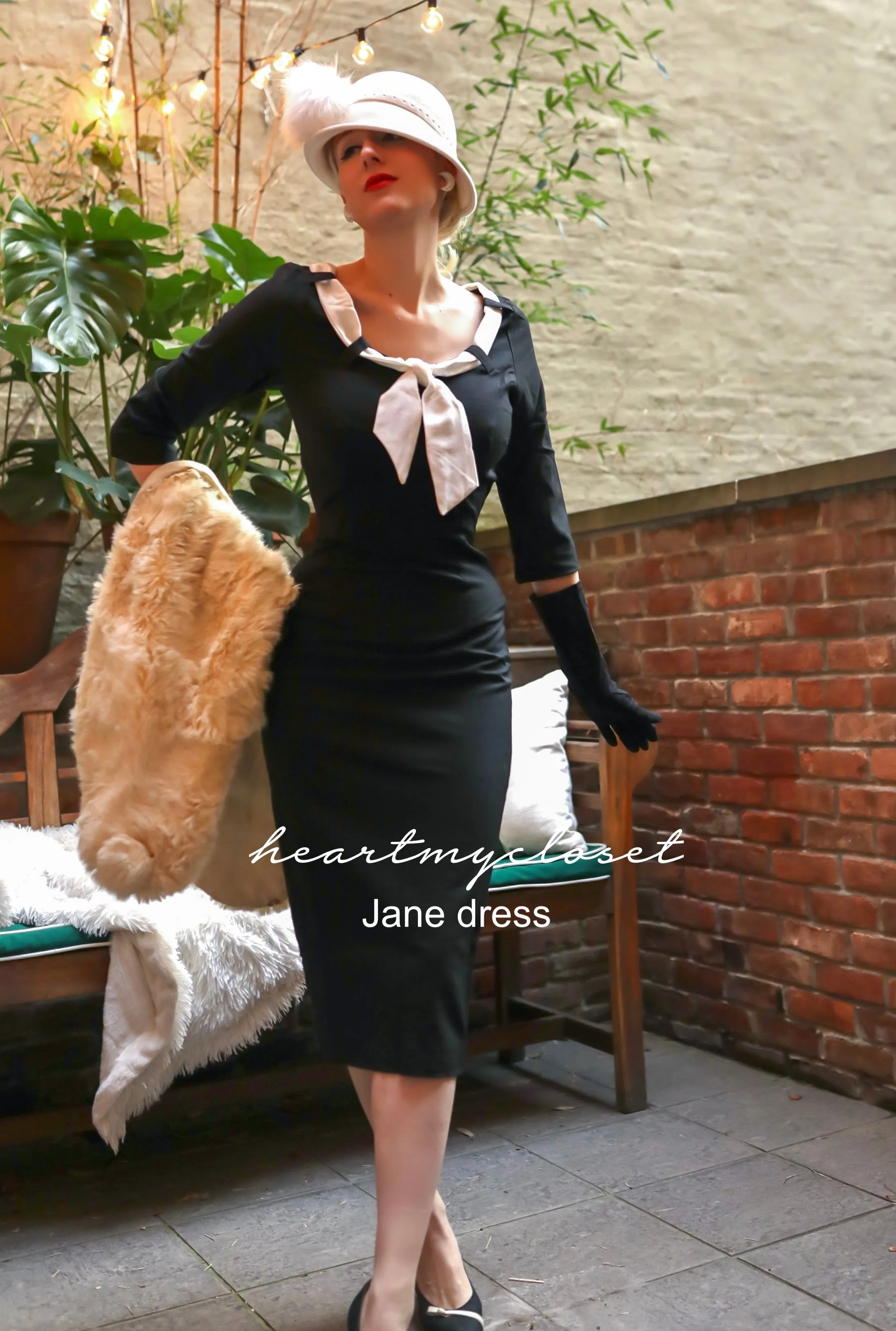 JANE - retro vintage dress pencil