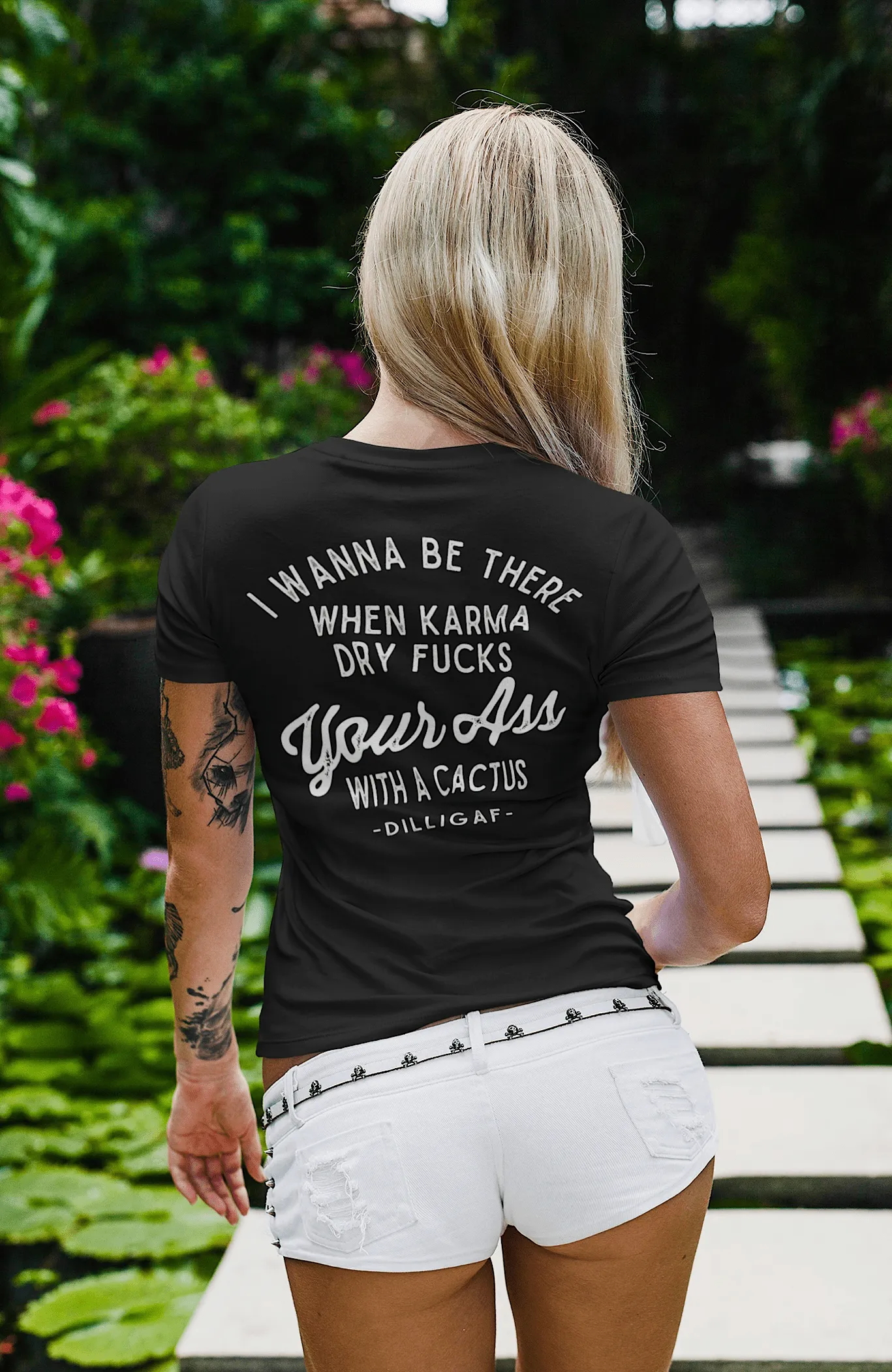 Karma Dry Fucks Ladies Tee