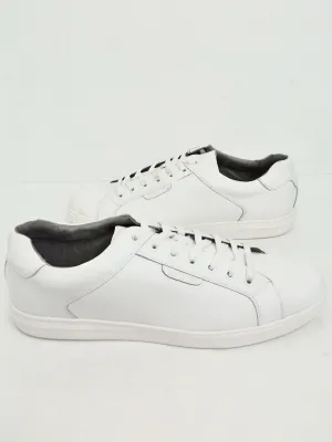 Kenneth Cole Men's White Leather Sneakers Size 13