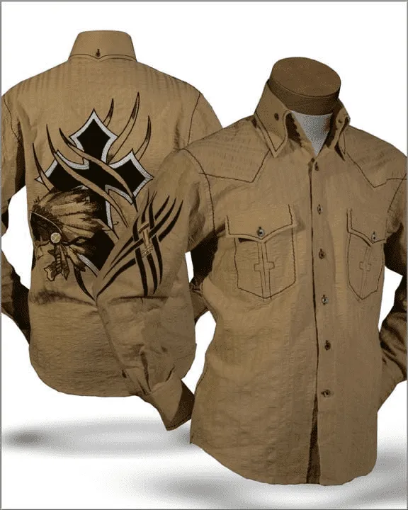 Men's Fashion Shirt - Indian Beige