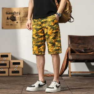 Men's Trends High Design Summer Style Loose Fit Camouflage Cargo Shorts | G3526