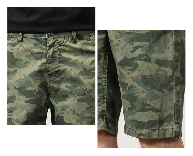 Men's Trends High Design Summer Style Loose Fit Camouflage Cargo Shorts | G3526