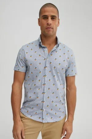 Navy Palm Trees T-Series DryTouch® Shirt