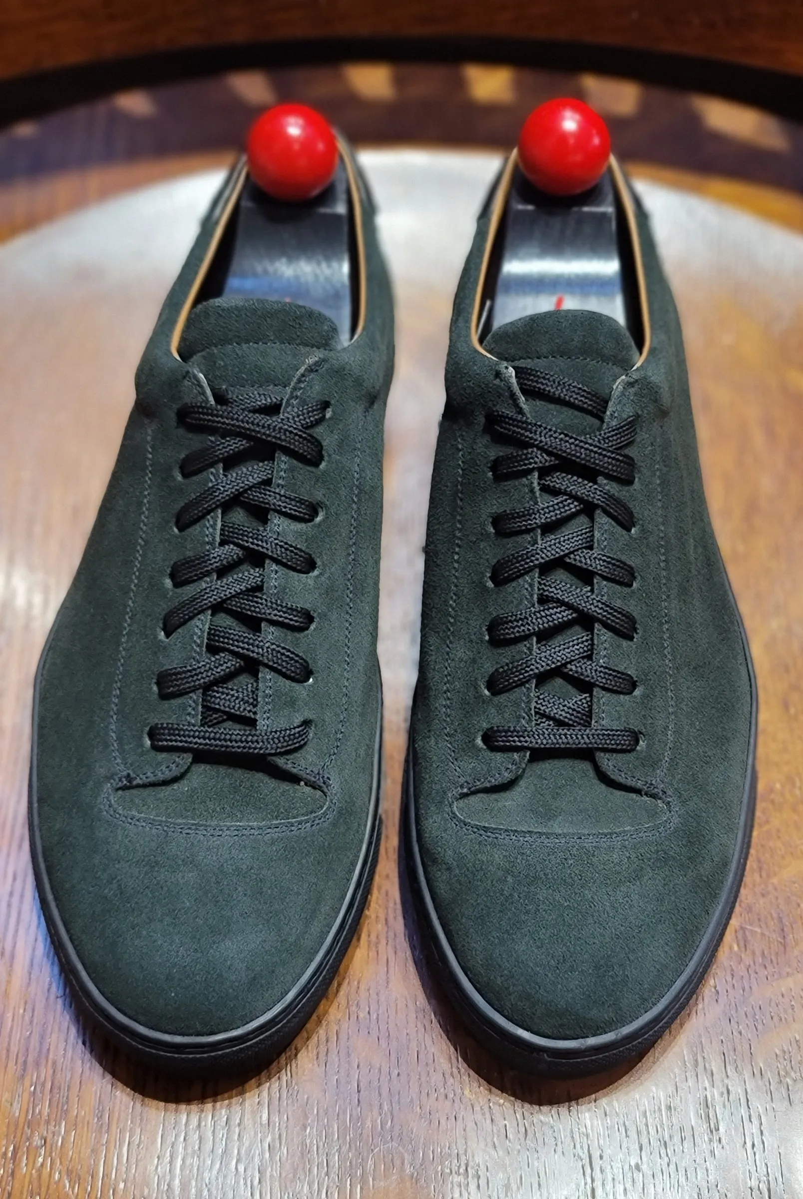 Olympia - Kale Suede / Black Sole