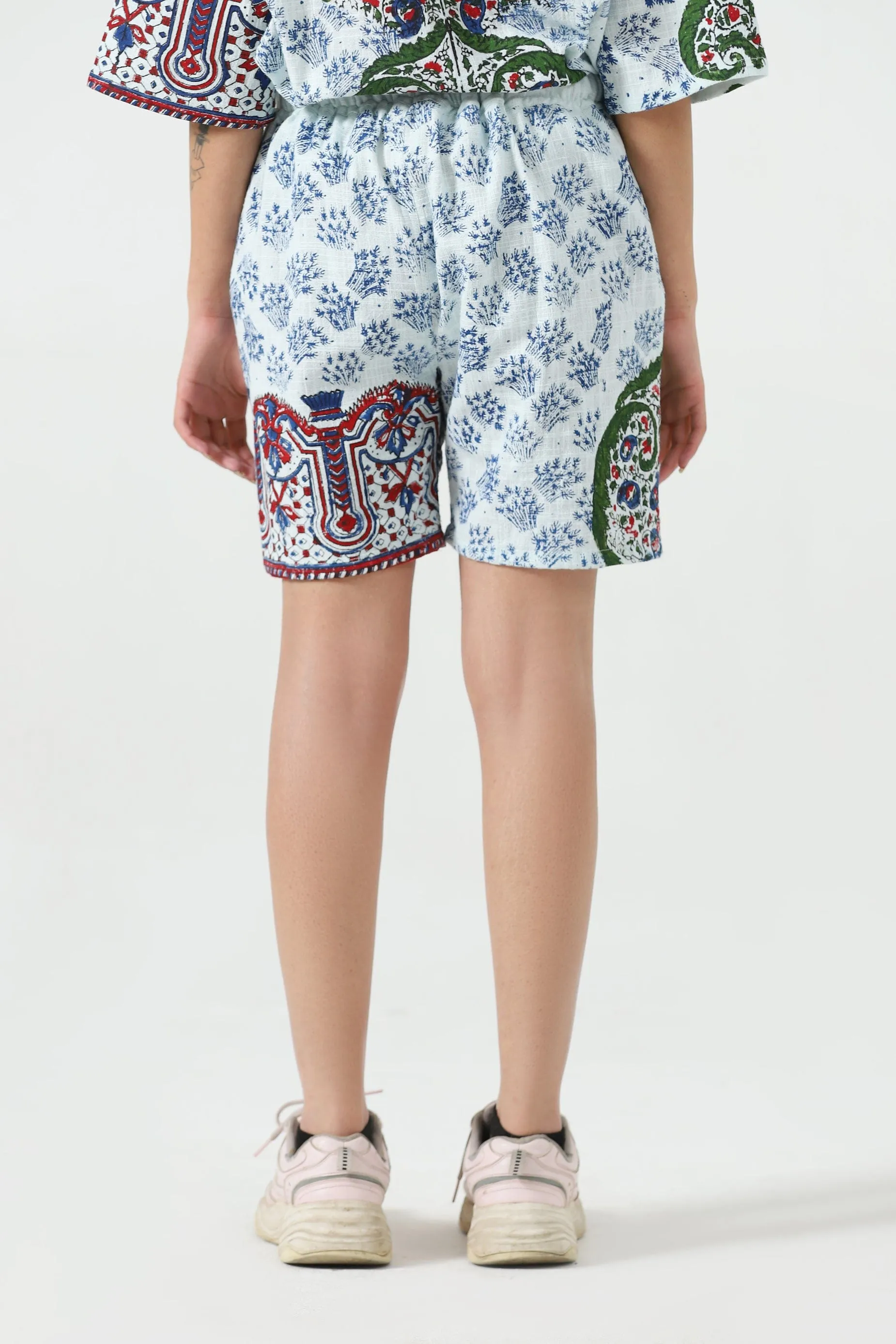 "KAHANI" HAND BLOCK PRINTED SHORTS