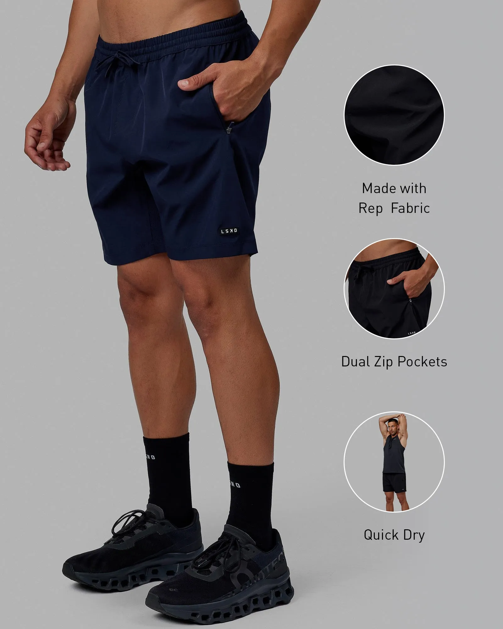 Rep 7" Performance Shorts - Navy