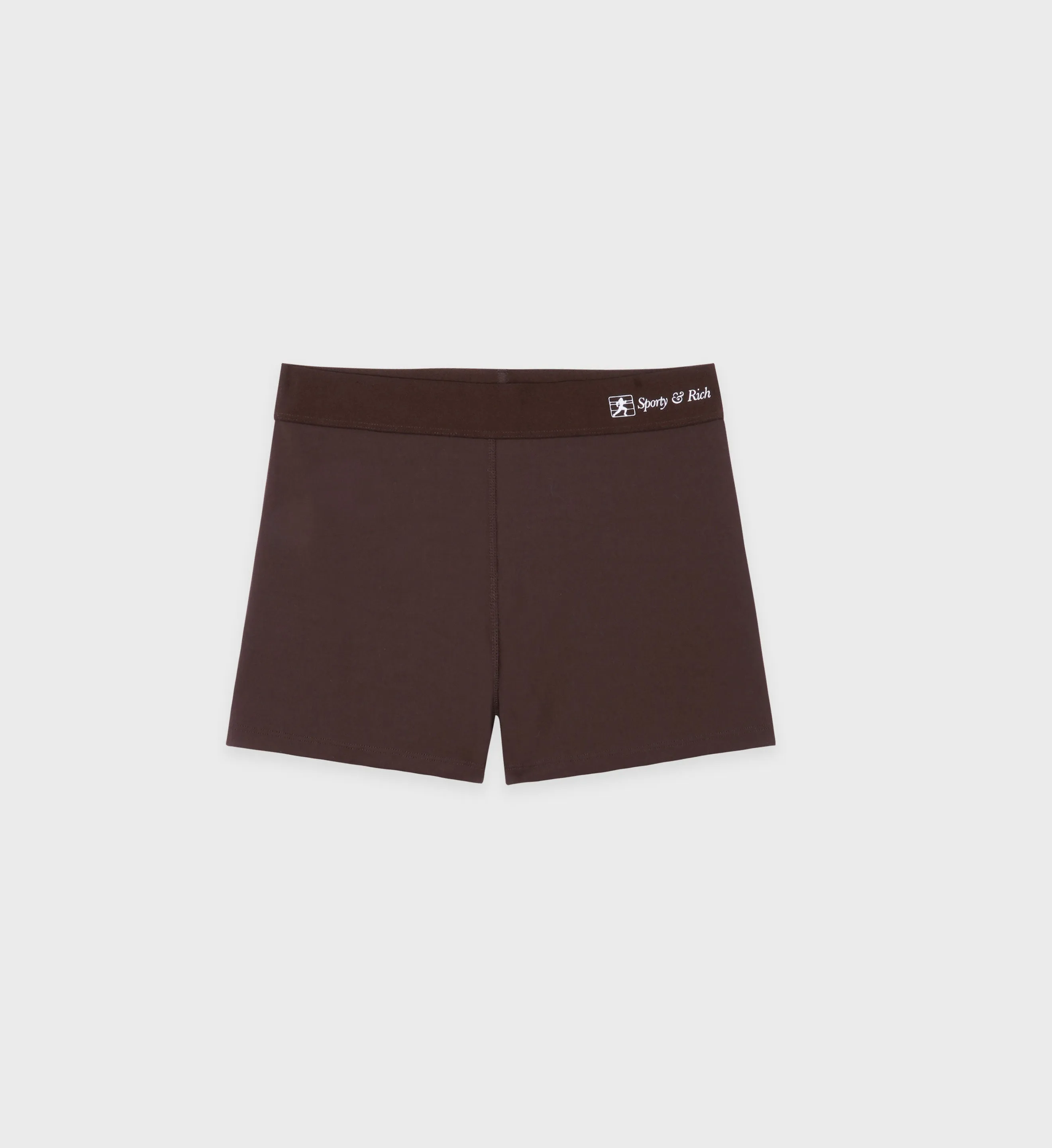 Runner Script Active Short - Chocolate/White