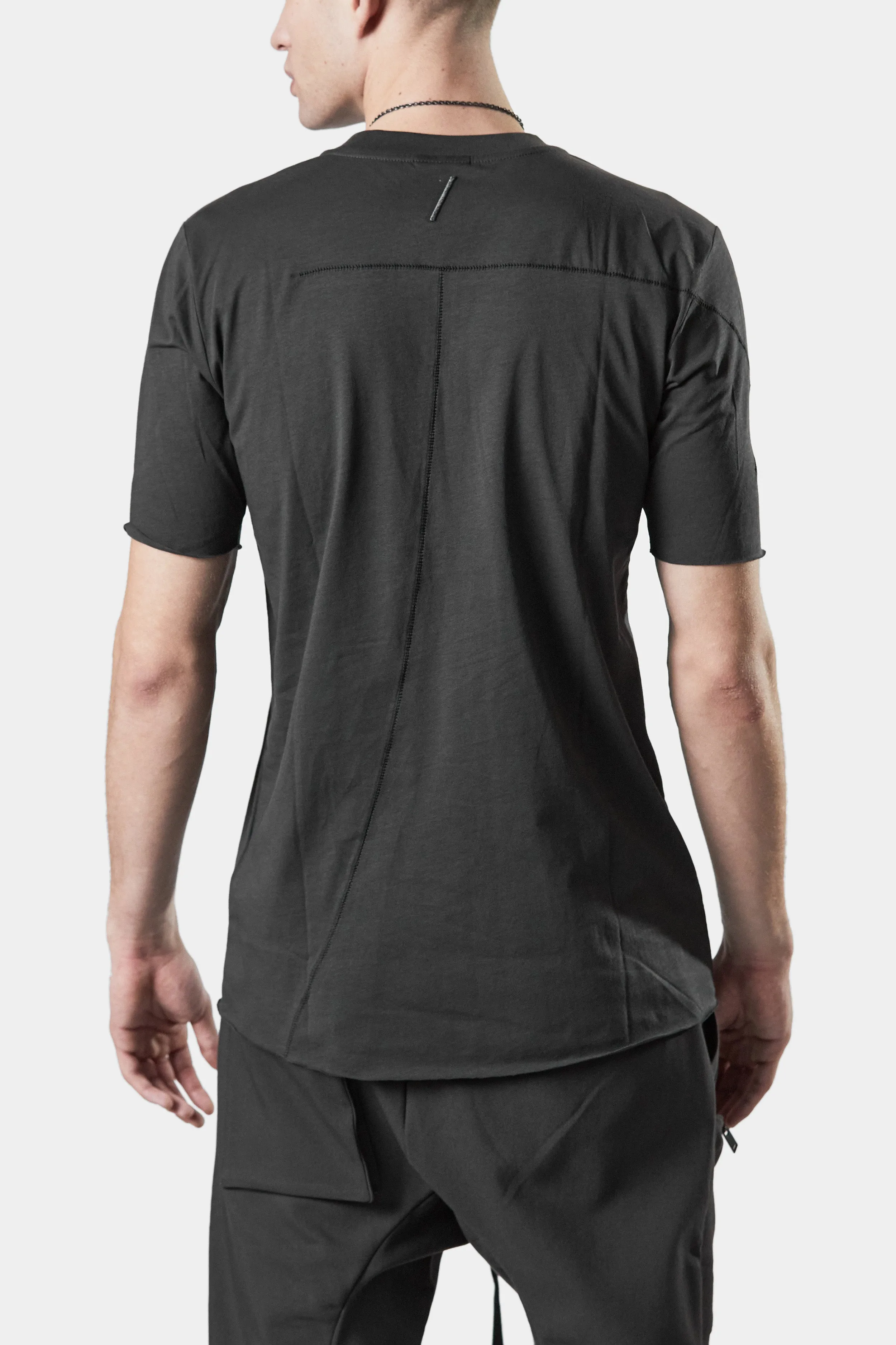 Scar stitch t-shirt, Iron Grey