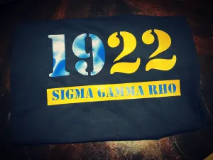 Sigma Gamma Rho 1922 Stencil Shirt