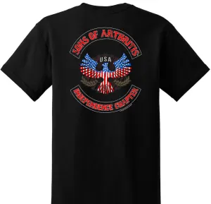 Sons of Arthritis INDEPENDENCE CHAPTER Pocket Tee (Black)