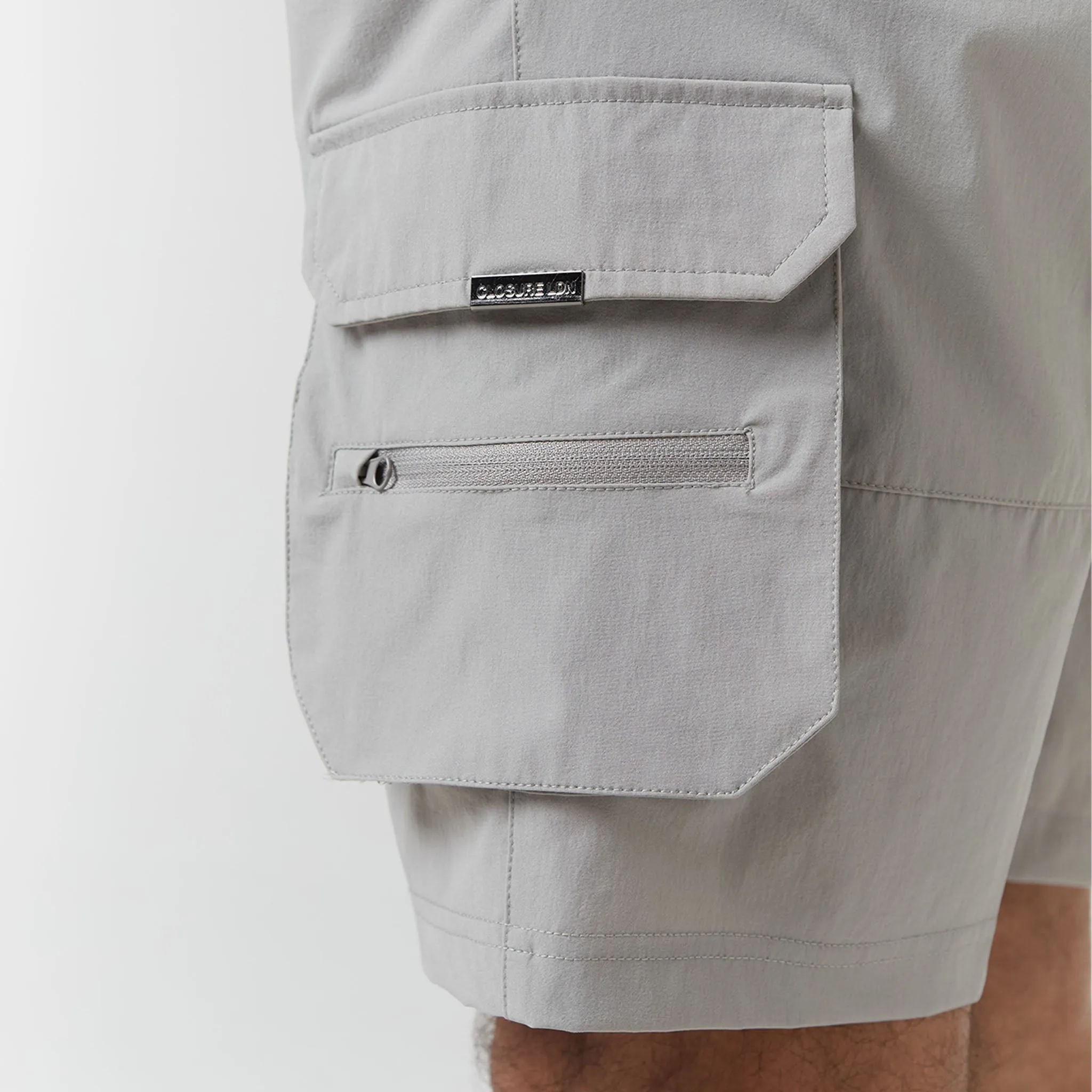 Tech Stretch Poly Cargo Short | Stone