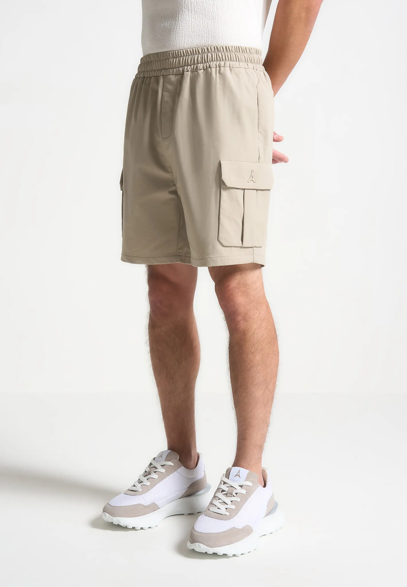 Technical Cargo Shorts - Taupe